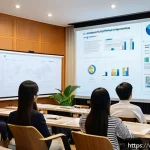 Home 23 경력 스폰서 확보를 위한 커리어 컨설팅 활용법 - A professional Vietnamese career counseling workshop scene showing a diverse group of young adults a...